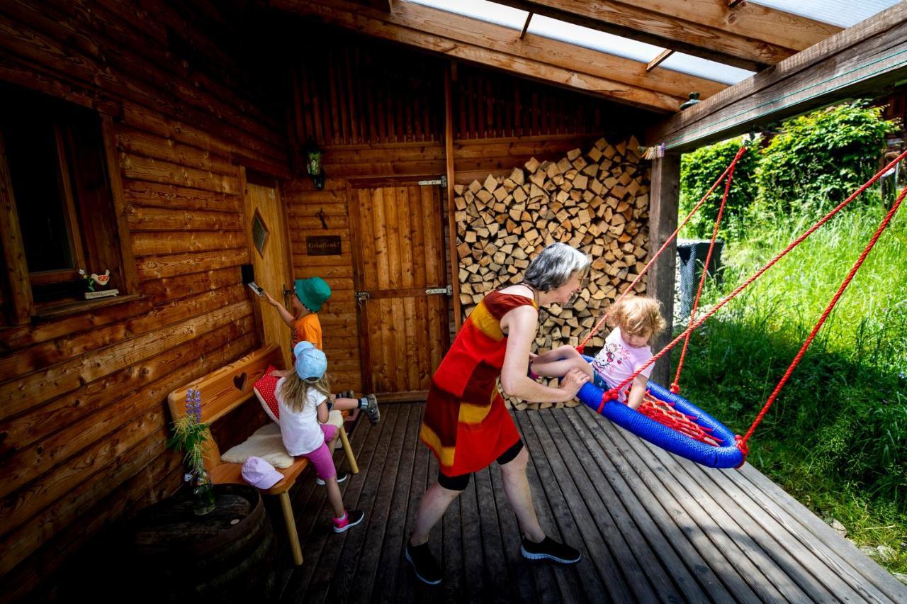 Naturpark Huette Mandl, Biobauernhof & Huettenurlaub Sankt Lambrecht Εξωτερικό φωτογραφία